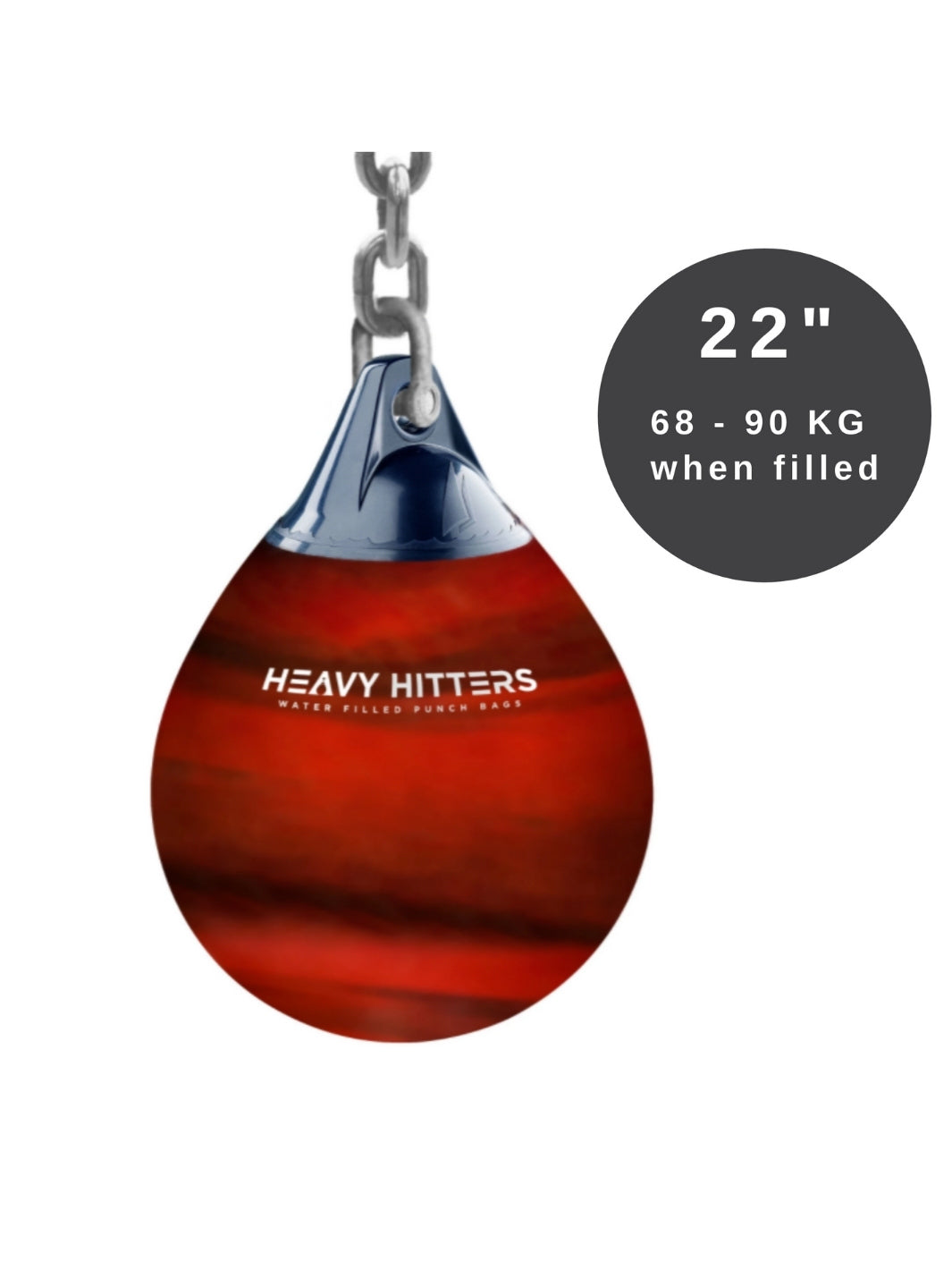 HEAVY HITTERS 22” PRO WATER PUNCH BAG