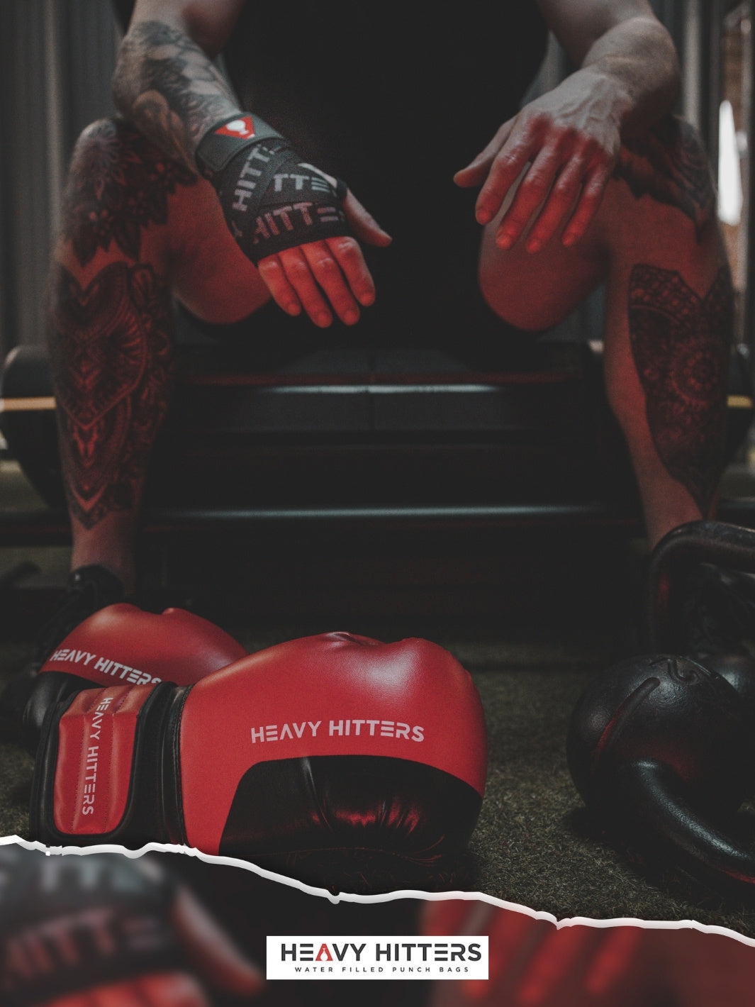 HH Sparring Boxing Gloves Lava Red